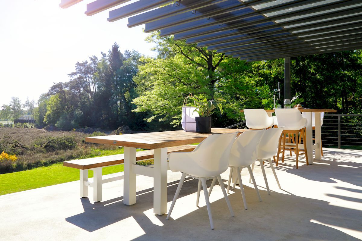 Hartman Sophie Studio tuinstoel - 2 stuks - wit frame - wit