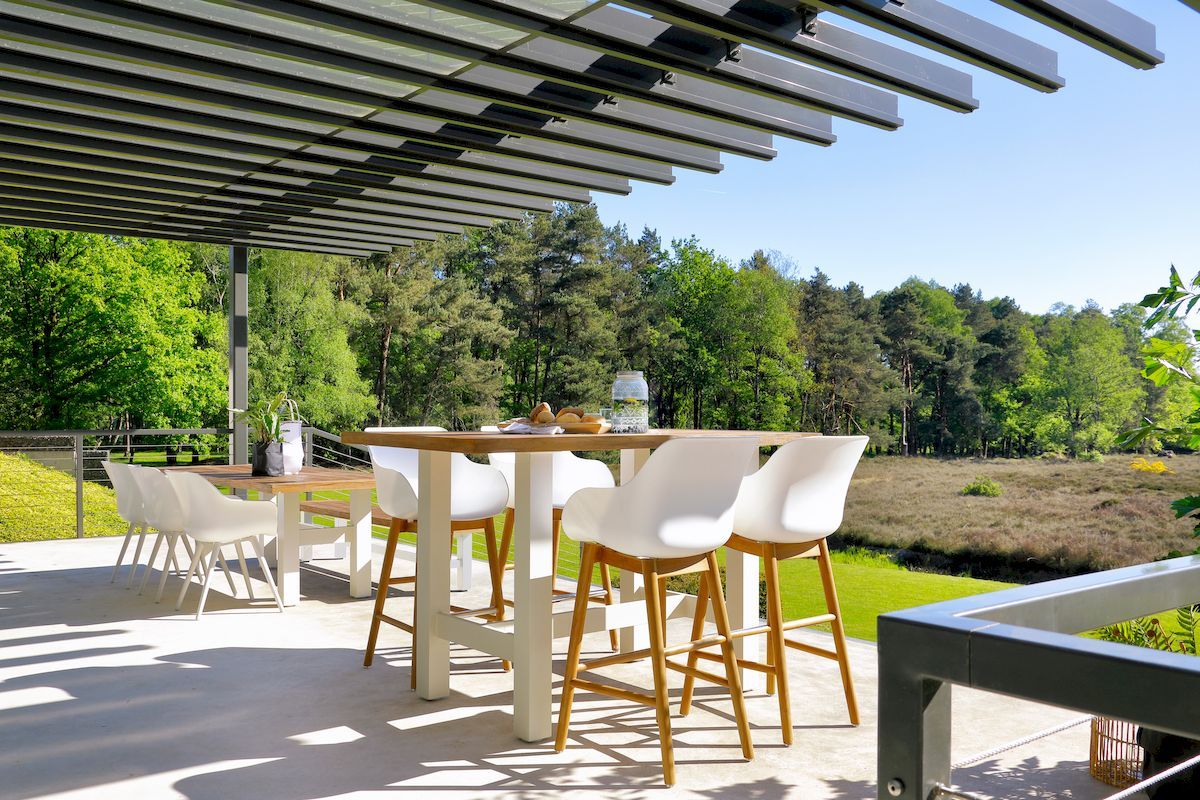 Hartman Sophie Studio tuinstoel - 2 stuks - wit frame - wit