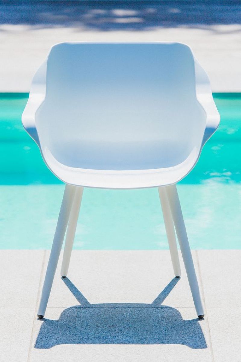 Hartman Sophie Studio tuinstoel - 2 stuks - wit frame - wit