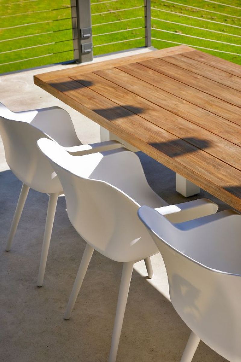 Hartman Sophie Studio tuinstoel - 2 stuks - wit frame - wit