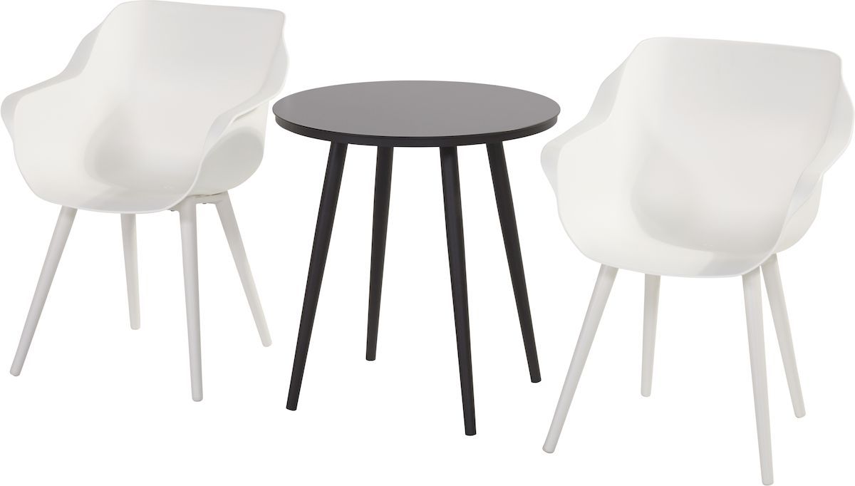 Hartman Sophie Studio tuinstoel - 2 stuks - wit frame - wit