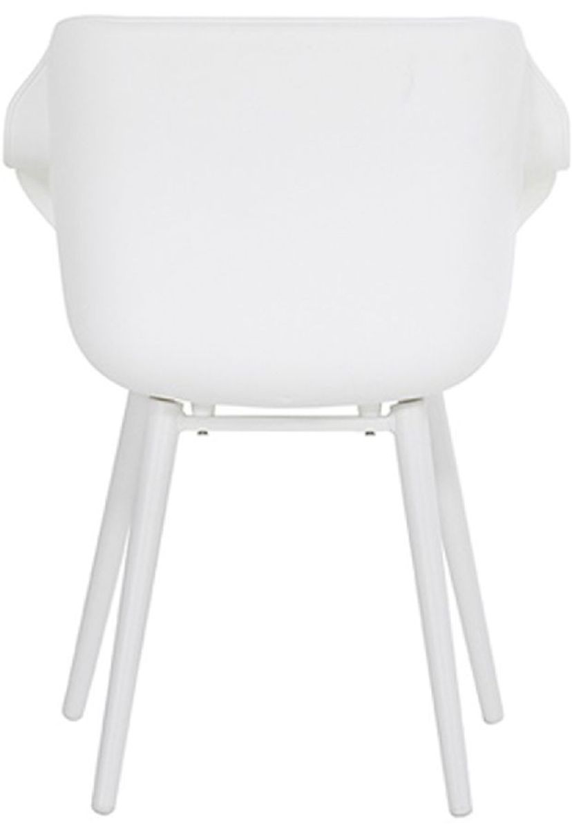Hartman Sophie Studio tuinstoel - 2 stuks - wit frame - wit - achterkant