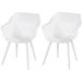 Hartman Sophie Studio tuinstoel - 2 stuks - wit frame - wit