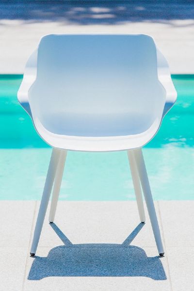 Hartman Sophie Studio tuinstoel - 2 stuks - wit frame - wit