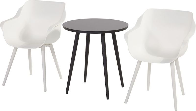 Hartman Sophie Studio tuinstoel - 2 stuks - wit frame - wit