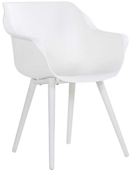 Hartman Sophie Studio tuinstoel - 2 stuks - wit frame - wit
