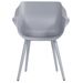 Hartman Sophie Studio tuinstoel - 2 stuks - grijs frame - grijs - voorkant