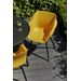 Hartman Sophie Studio tuinstoel - 2 stuks - zwart frame - oranje