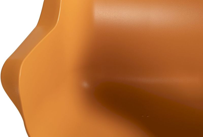 Hartman Sophie Studio tuinstoel - 2 stuks - zwart frame - oranje - kuipstoel