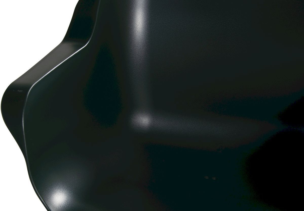 Hartman Sophie Studio tuinstoel - 2 stuks - zwart frame - donkergroen - kuipstoel