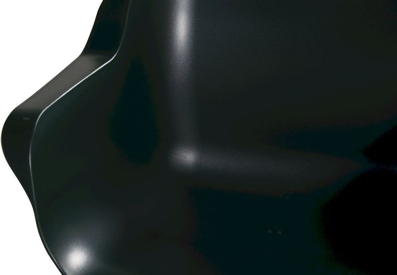 Hartman Sophie Studio tuinstoel - 2 stuks - zwart frame - donkergroen - kuipstoel