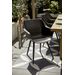 Hartman Sophie Studio tuinstoel - 2 stuks - zwart frame - bruin