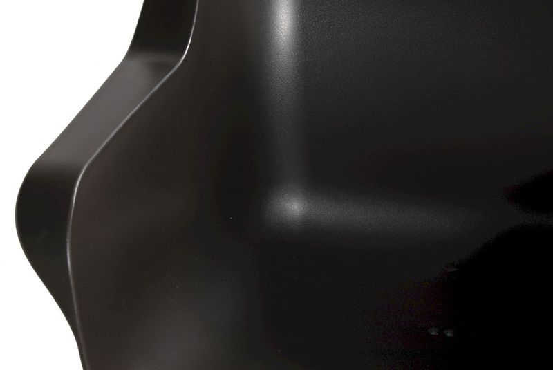 Hartman Sophie Studio tuinstoel - 2 stuks - zwart frame - bruin - kuipstoel