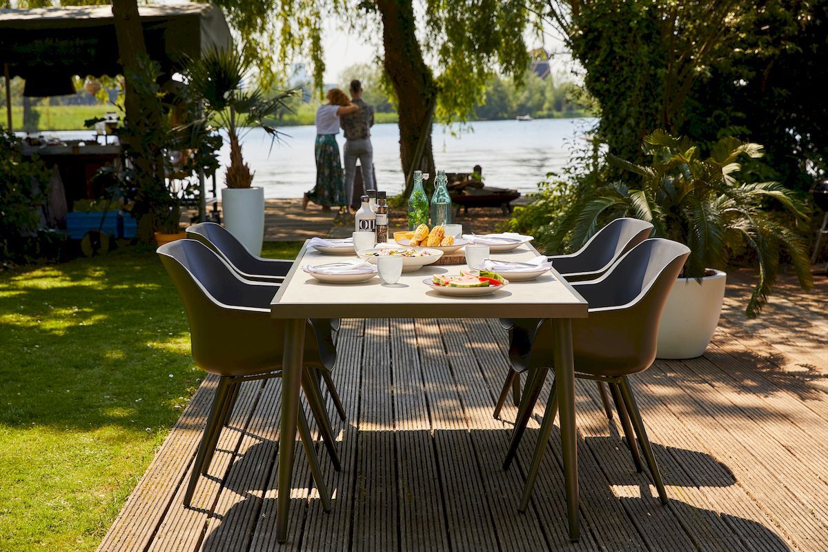 Hartman Sophie Studio tuinstoel - 2 stuks - antraciet frame - antraciet