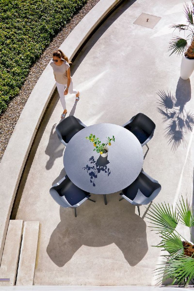 Hartman Sophie Studio tuinstoel - 2 stuks - antraciet frame - antraciet