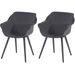Hartman Sophie Studio tuinstoel - 2 stuks - antraciet frame - antraciet