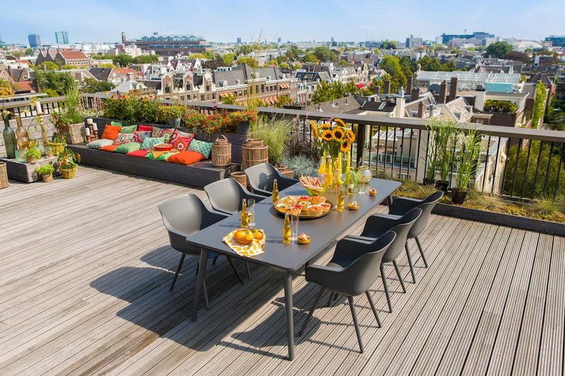 Hartman Sophie Studio tuinstoel - 2 stuks - antraciet frame - antraciet