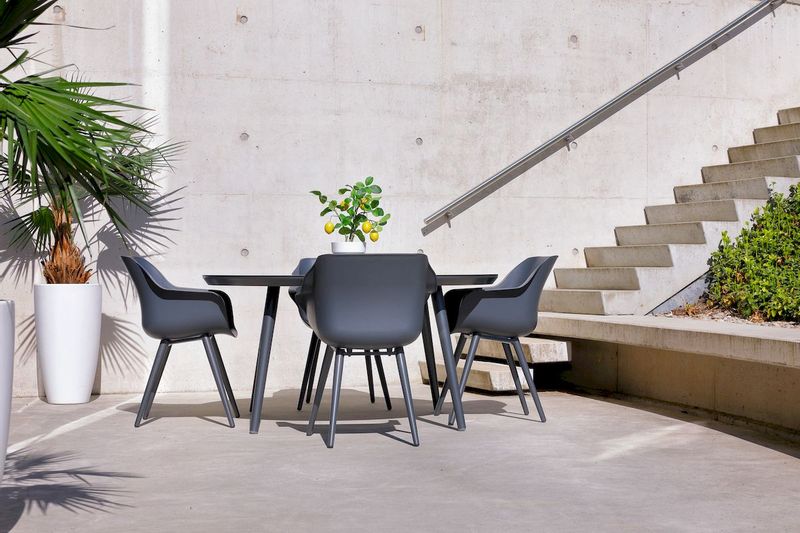 Hartman Sophie Studio tuinstoel - 2 stuks - antraciet frame - antraciet