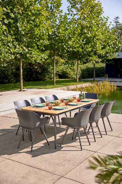 Hartman Sophie Studio tuinstoel - 2 stuks - antraciet frame - antraciet