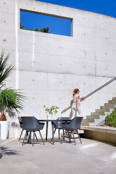 Hartman Sophie Studio tuinstoel - 2 stuks - antraciet frame - antraciet