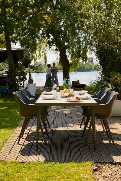 Hartman Sophie Studio tuinstoel - 2 stuks - antraciet frame - antraciet