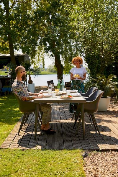 Hartman Sophie Studio tuinstoel - 2 stuks - antraciet frame - antraciet