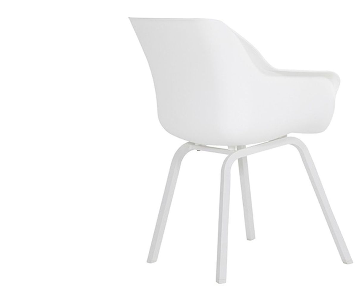 Hartman Sophie Element tuinstoel - 2 stuks - wit frame - wit