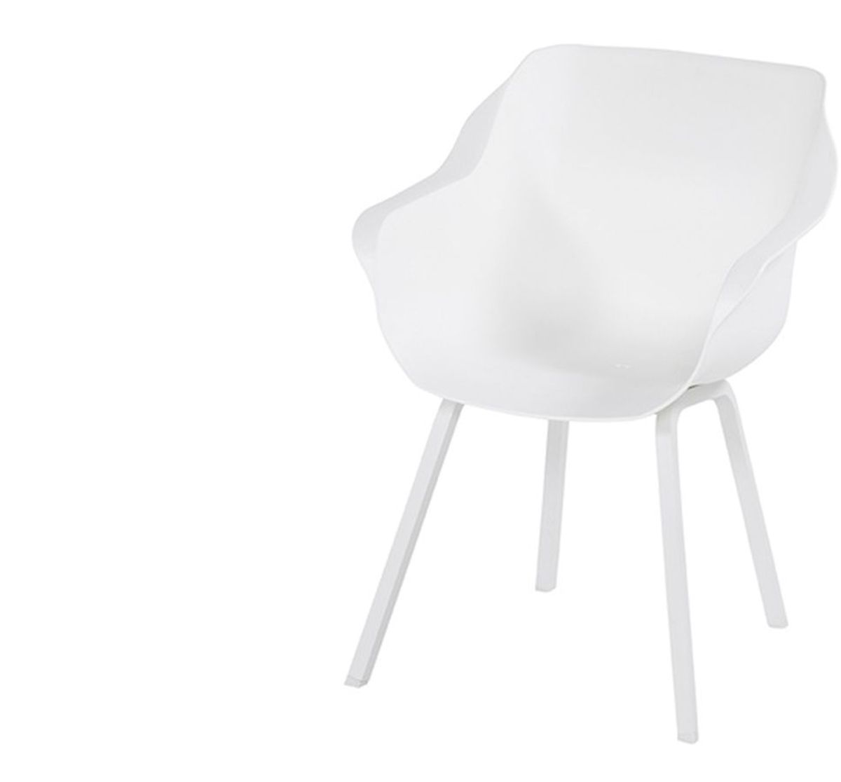 Hartman Sophie Element tuinstoel - 2 stuks - wit frame - wit