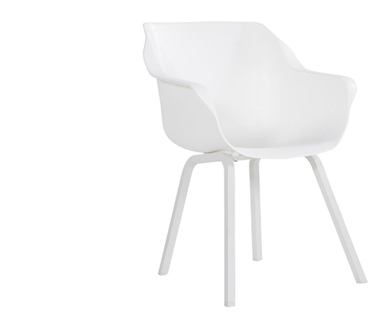 Hartman Sophie Element tuinstoel - 2 stuks - wit frame - wit