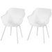 Hartman Sophie Element tuinstoel - 2 stuks - wit frame - wit
