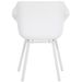 Hartman Sophie Element tuinstoel - 2 stuks - wit frame - wit - achterkant