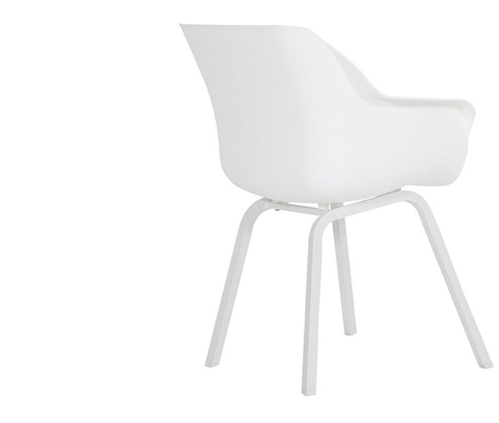 Hartman Sophie Element tuinstoel - 2 stuks - wit frame - wit