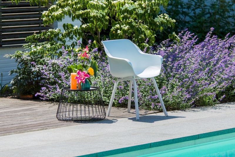 Hartman Sophie Element tuinstoel - 2 stuks - wit frame - wit