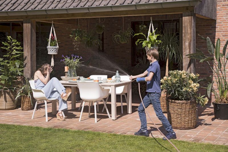 Hartman Sophie Element tuinstoel - 2 stuks - wit frame - wit