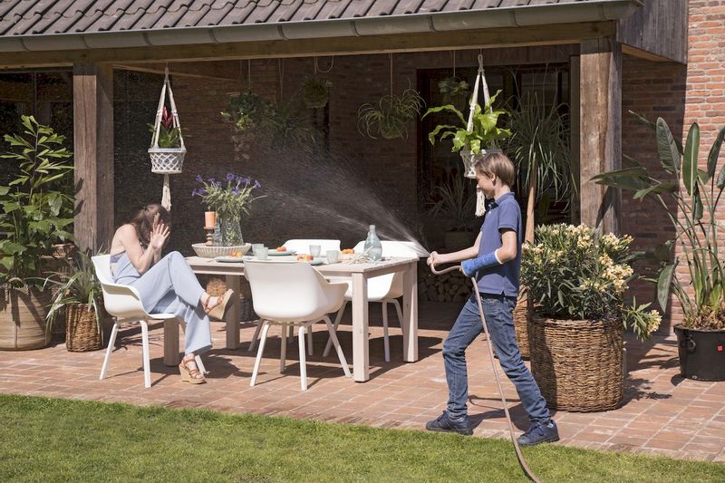 Hartman Sophie Element tuinstoel - 2 stuks - wit frame - wit