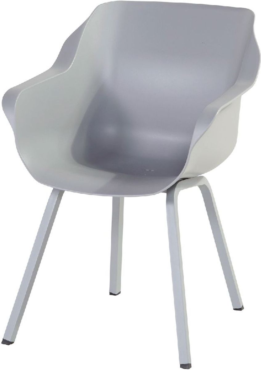 Hartman Sophie Element tuinstoel - 2 stuks - grijs frame - grijs