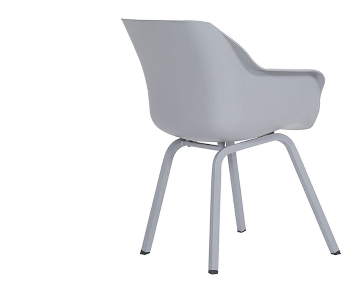 Hartman Sophie Element tuinstoel - 2 stuks - grijs frame - grijs