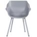 Hartman Sophie Element tuinstoel - 2 stuks - grijs frame - grijs - voorkant