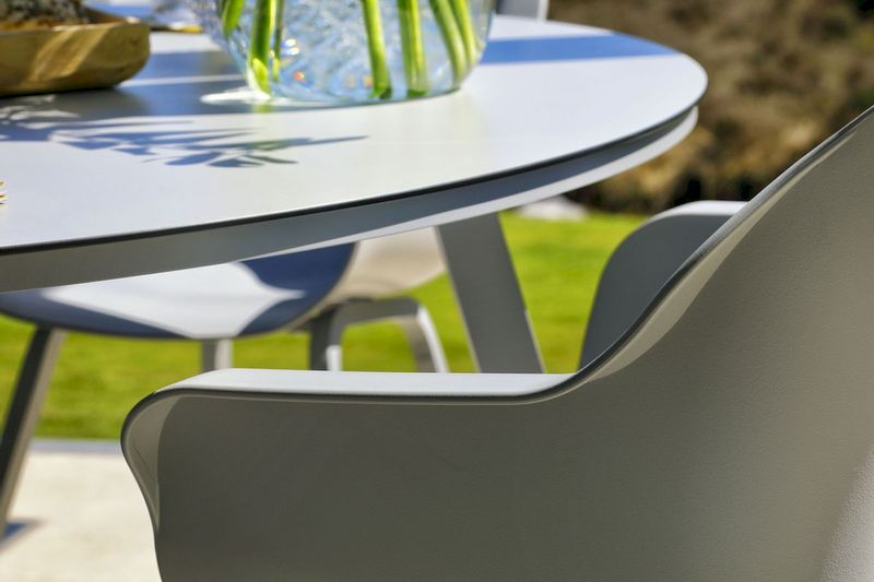 Hartman Sophie Element tuinstoel - 2 stuks - grijs frame - grijs