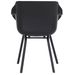 Hartman Sophie Element tuinstoel - 2 stuks - zwart frame - zwart - achterkant