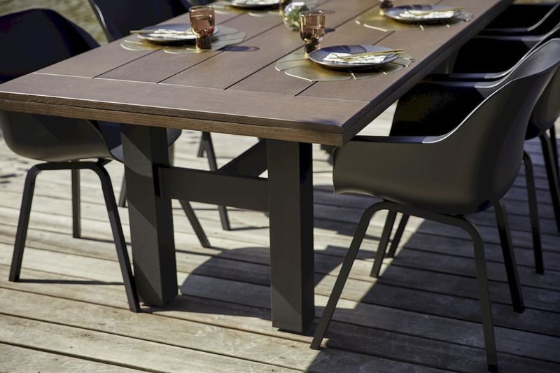 Hartman Sophie Element tuinstoel - 2 stuks - zwart frame - zwart