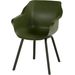 Hartman Sophie Element tuinstoel - 2 stuks - zwart frame - groen