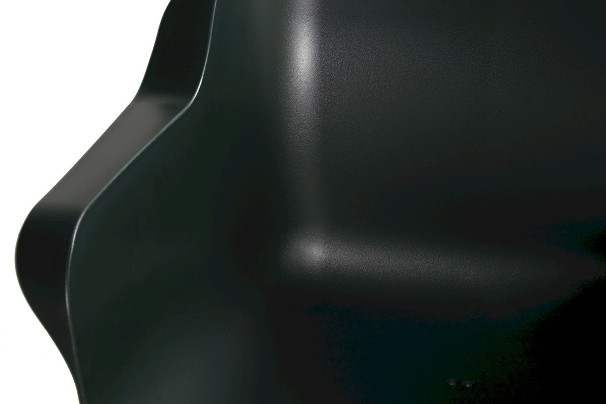 Hartman Sophie Element tuinstoel - 2 stuks - zwart frame - donkergroen - kuipstoel