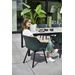 Hartman Sophie Element tuinstoel - 2 stuks - zwart frame - donkergroen