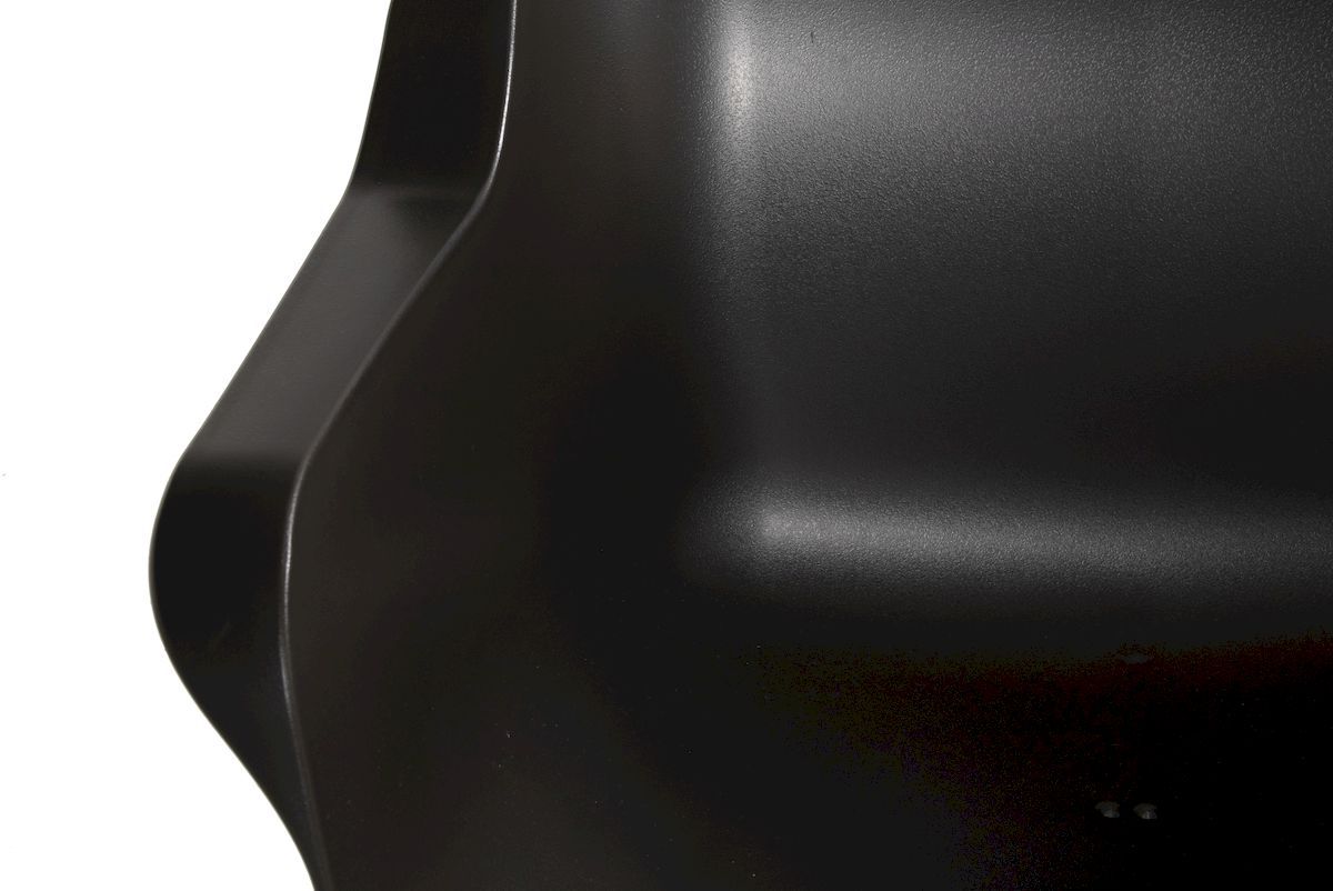 Hartman Sophie Element tuinstoel - 2 stuks - zwart frame - bruin - kuipstoel