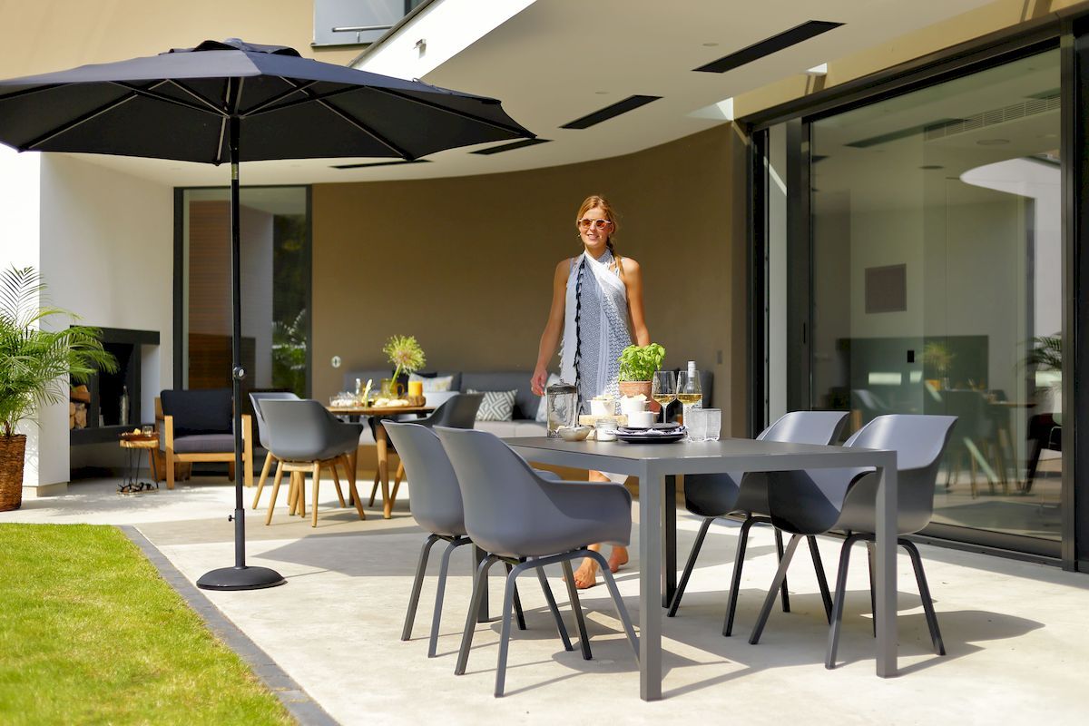 Hartman Sophie Element tuinstoel - 2 stuks - Antraciet