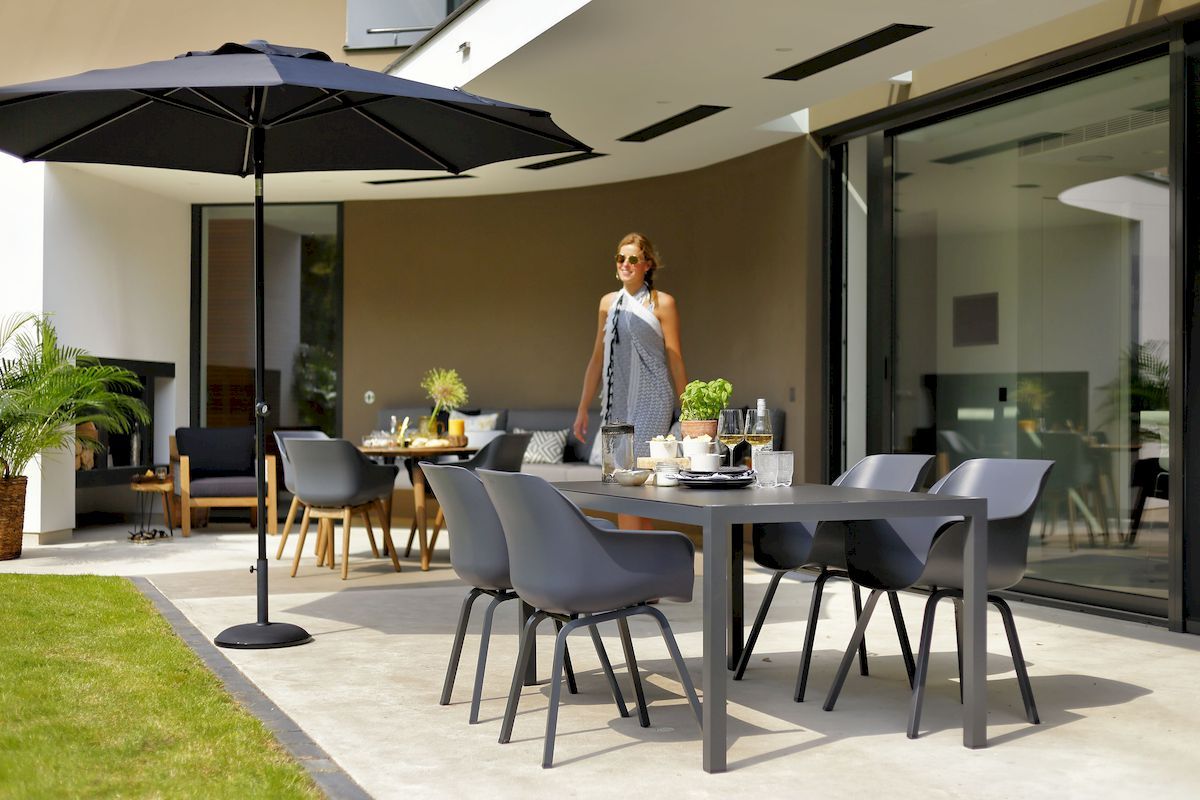 Hartman Sophie Element tuinstoel - 2 stuks - Antraciet