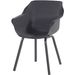 Hartman Sophie Element tuinstoel - 2 stuks - antraciet frame - antraciet