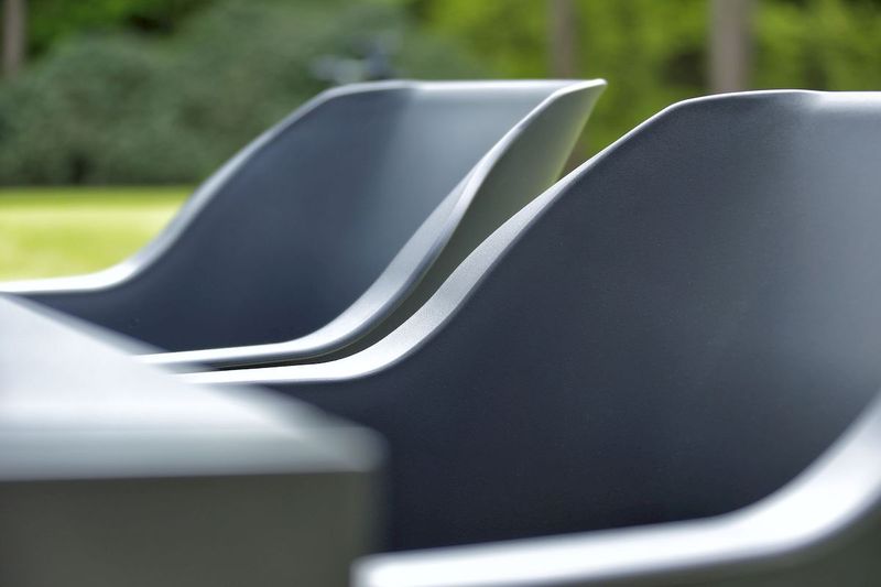 Hartman Sophie Element tuinstoel - 2 stuks - antraciet frame - antraciet