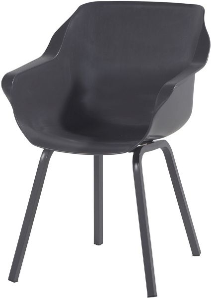 Hartman Sophie Element tuinstoel - 2 stuks - antraciet frame - antraciet
